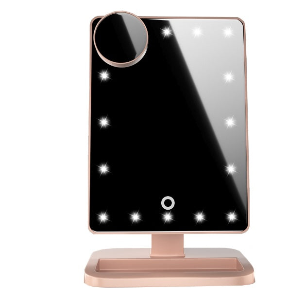 LED Touch Screen Makeup Mirror with Bluetooth Speaker