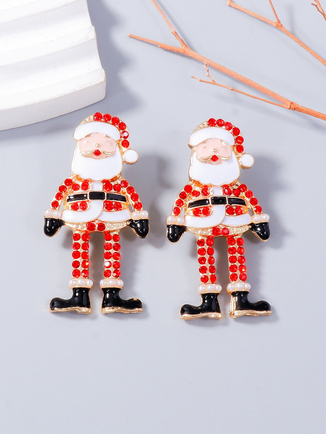 santa claus earrings