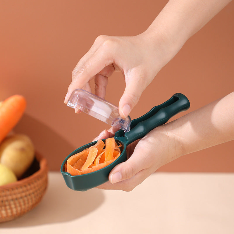 Covered Storage Type Peeler